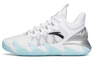 Баскетбольные кроссовки Reverse Blade мужские с низким верхом белого/черного/синего цвета Anta