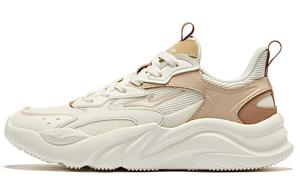 Кроссовки ERKE Lifestyle Shoes Women's Low-top Microcrystalline White Oatmeal Color, белый