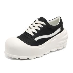 Нескользящие низкие повседневные туфли, увеличивающие рост, для мужчин KUNGFUDEER, White