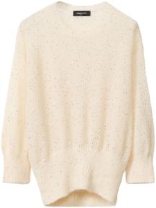 Fabiana Filippi свитер с пайетками, нейтральный