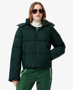Женская пуховая куртка с длинными рукавами LACOSTE USA, Green