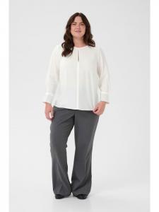 KAFFE curve Блузка с длинными рукавами KCcenia, стандартный крой, цвет Chalk