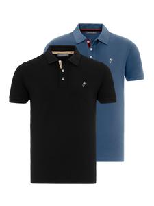 Рубашка поло Jacey Quinn Shirt, цвет blue/black