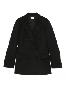 Двубортный пиджак P.A.R.O.S.H., черный