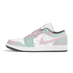 Jordan Кроссовки баскетбольные Unisex низкие Air 1 Cushioning, Wear Resistant, Pink