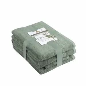 Набор полотенец Gözze "Люсия" (6 шт., 2 банных полотенца 70х140 см - 2 гостевых полотенца 30х50 см - 2 полотенца для рук 50х100 см) (6 шт.), цвет jade