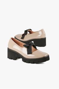 Женские мюли с пряжкой и шипами в бежевом цвете ALL BLACK