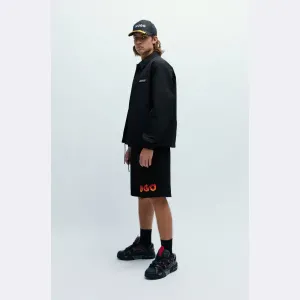 Шорты стандартного кроя Hugo, черный