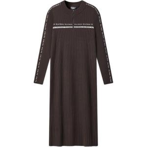 Женское платье Heritage с длинными рукавами FILA, коричневый