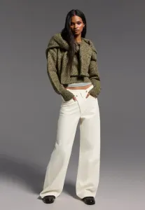 Джемпер с завышенной талией Bershka, Evergreen