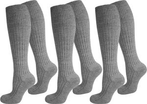 Носки Polar Husky 3 шт Norweger Kniestrümpfe, цвет Grau meliert