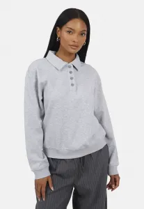 Рубашка-Поло с четвертью пуговиц Brave Soul, Light Grey