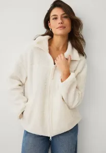 Флисовая куртка mit reissverschluss Ellos Collection, White