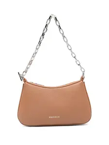 Мини-сумка на плечо T-Bar с цепочкой Alexander McQueen, коричневый