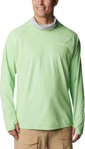 Терминал Дефлектор ZERO толстовка с капюшоном для мужчин Columbia, Green Mamba