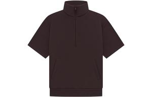 Полузип с рукавом 3/4 Fear Of God Essentials, серо-черный