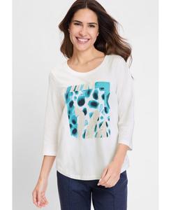 Женская футболка с эффектным принтом Olsen, Off white