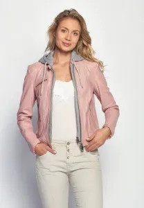 Современная кожаная куртка mico Maze, Old Rose