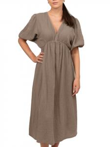 Длинное платье Reichstadt, серо-коричневый