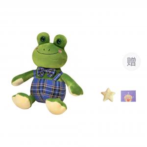 Плюшевая игрушка лягушка happiness frog высотой 27 см OU DI PIG