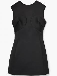 Marc Jacobs атласное платье мини, черный