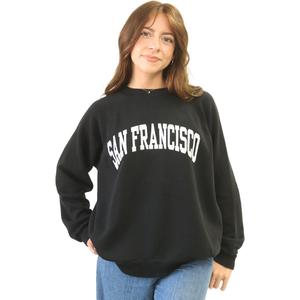 Свитшот San Francisco Varsity Best Regards, черный