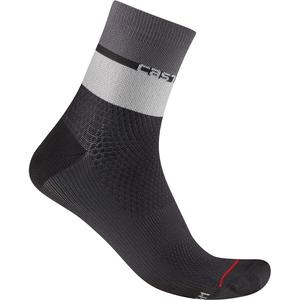 Носки Castelli Elegante 12 Castelli, Black/Silver Gray/Dark Gray