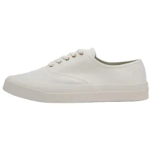 Maison Kitsune Женские белые кеды на низком ходу