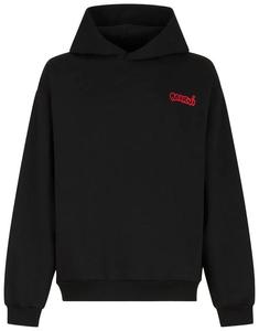 Толстовка Marni с принтом в виде свинки и логотипа, черная