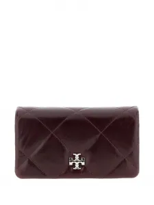 Кожаная сумка через плечо Kira Diamond Tory Burch, красный