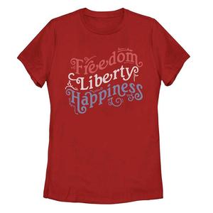 Футболка Freedom Liberty Happiness для юниоров, красный
