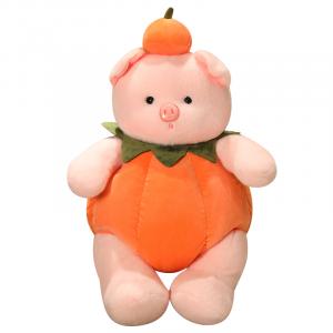 Тряпичная кукла Pumpkin Pig And Bunny плюшевая кукла высота 27cm/38cm/60cm/75cm Doudou Beibei