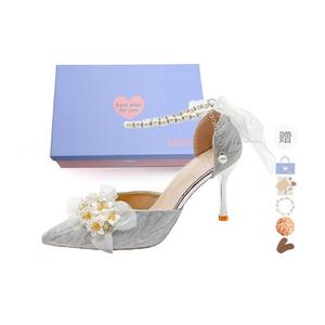 Туфли-лодочки на тонком каблуке 8 см 6 см Xingdiman, шампань золото 6 см [подарочный набор] + подарок