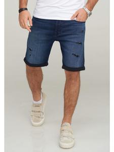 Джинсовые шорты - JJIRICK JJIINFINITY SHORTS в цвете темно-синий деним Jack & Jones