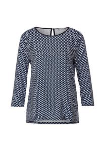 Рубашка с длинными рукавами Street One, синий