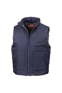 Водоотталкивающая ветрозащитная куртка на флисовой подкладке Result, темно-синий