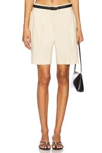 Шорты из льна Leona Rag & Bone, light tan