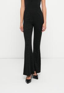 Брюки ONLY ONLANNE FLARED RHINESTONE PANT, Black