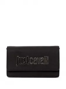 Кошелек с логотипом Just Cavalli, черный