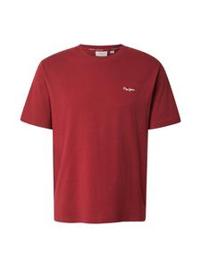 Pepe Jeans Футболка 'CONTRAST CONNOR' в красном цвете