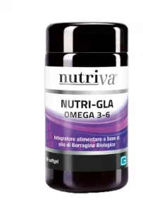 Nutriva Nutri-gla Добавка Омега 3-6 60 капсул