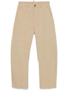 Dsquared2 dSQUARED2 потертые брюки, нейтральный цвет
