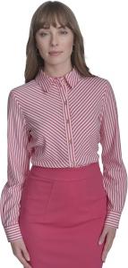 Женская рубашка Tommy Hilfiger с длинным рукавом и воротником на пуговицах, Rosette/ Ivory