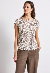 Блуза Street One GEMUSTERTES, Braun/Mottled Brown