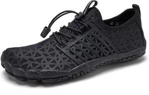 Водные тапочки WateLves для мужчин и женщин, босоножки с быстрым высыханием для плавания, пляжа, бассейна, походов, серфинга и ходьбы, черный