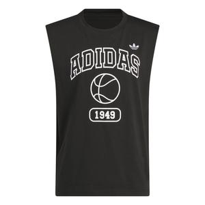 Adidas Originals Унисекс баскетбольная майка Gender Neutral черно-белая