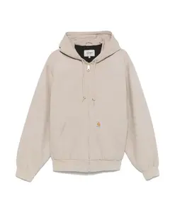 Бежевая куртка на молнии с капюшоном Carhartt Wip, бежевый