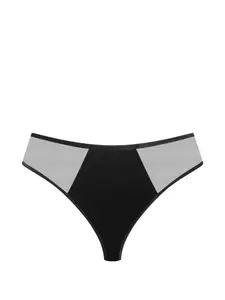 Трусы с открытой спиной Maison Close, черный