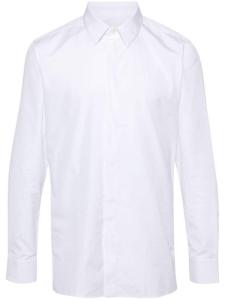 Givenchy поплиновая рубашка с вышитым логотипом 4G, белый