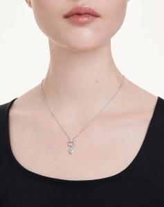 Подвеска Mesmera с родиевым покрытием белого цвета Swarovski